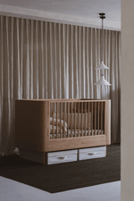QUAX - Lit Bébé Évolutif HAI NO KI 70 x 140 Cm