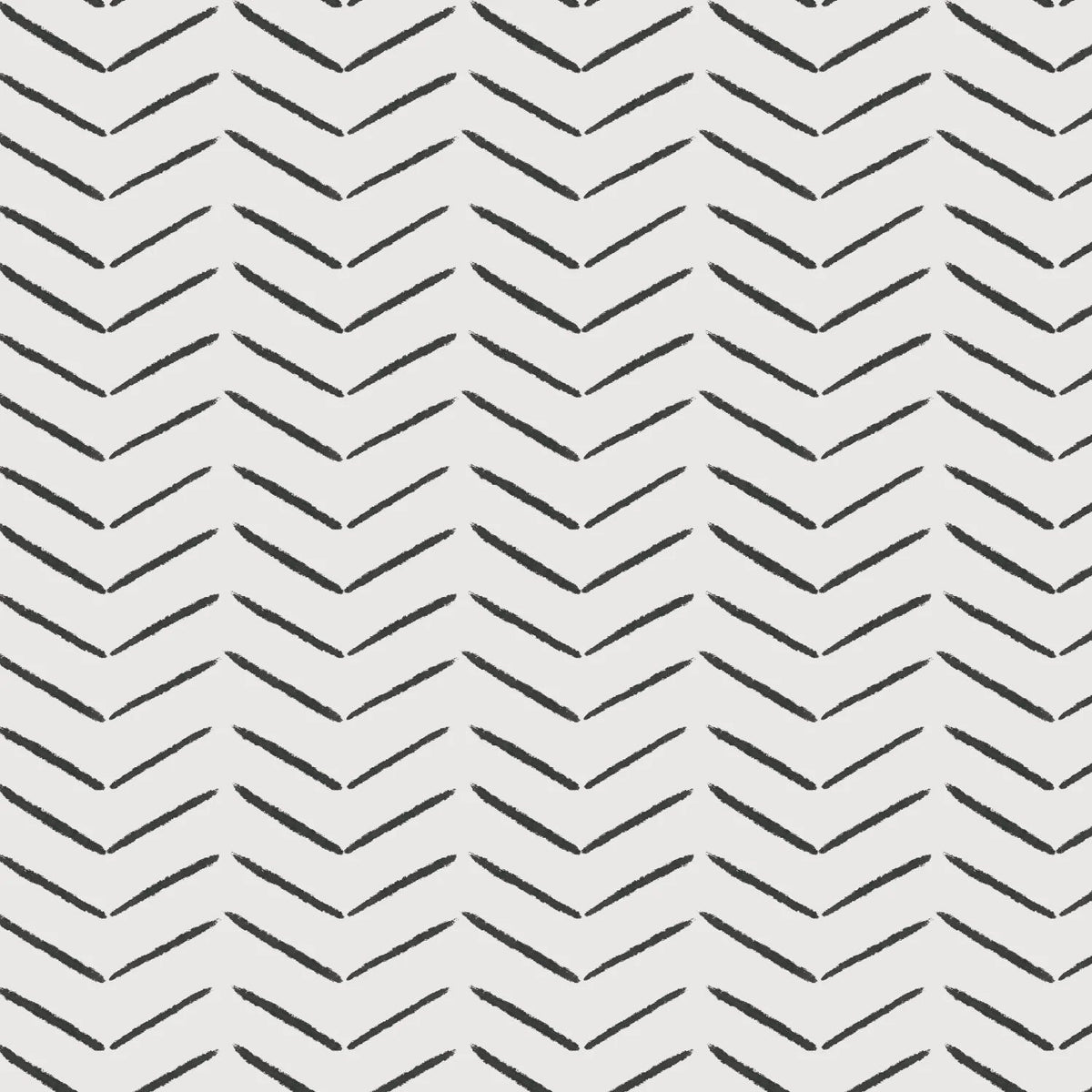 MUNKS & ME - Papier Peint Chambre Enfant à Motif Répété - À Chevrons | Charbon