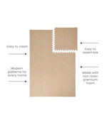 TODDLEKIND - Tapis de Jeu Bébé Tulum - Sandstone