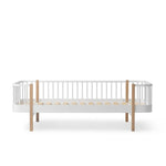OLIVER FURNITURE - Lit Banquette Wood Original, Blanc/Chêne