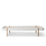 OLIVER FURNITURE - Lit 120 Wood Lounger, Blanc/Chêne