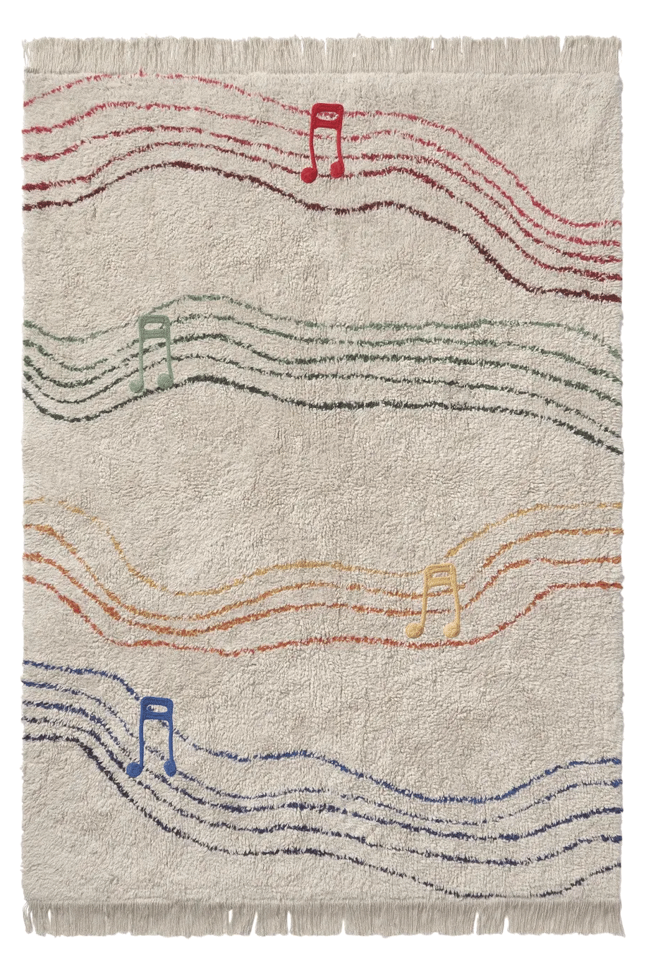 Alfombra de juego lavable Color Notes 170 x 240 Cm