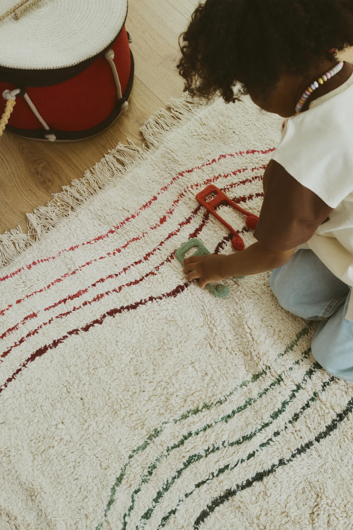 Alfombra de juego lavable Color Notes 170 x 240 Cm