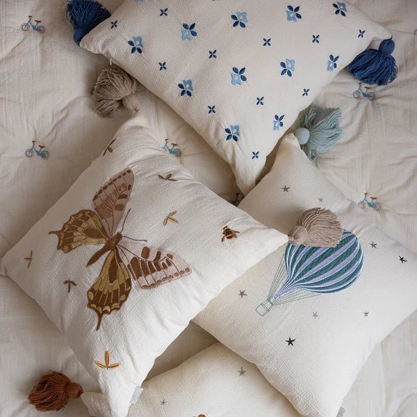 CAM CAM - Coussin Brodé - Ocs - Capri