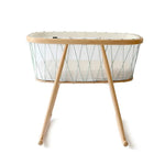 CHARLIE CRANE - Berceau KUMI / Cocon Mesh / Lacets Lichen / Matelas coco naturel