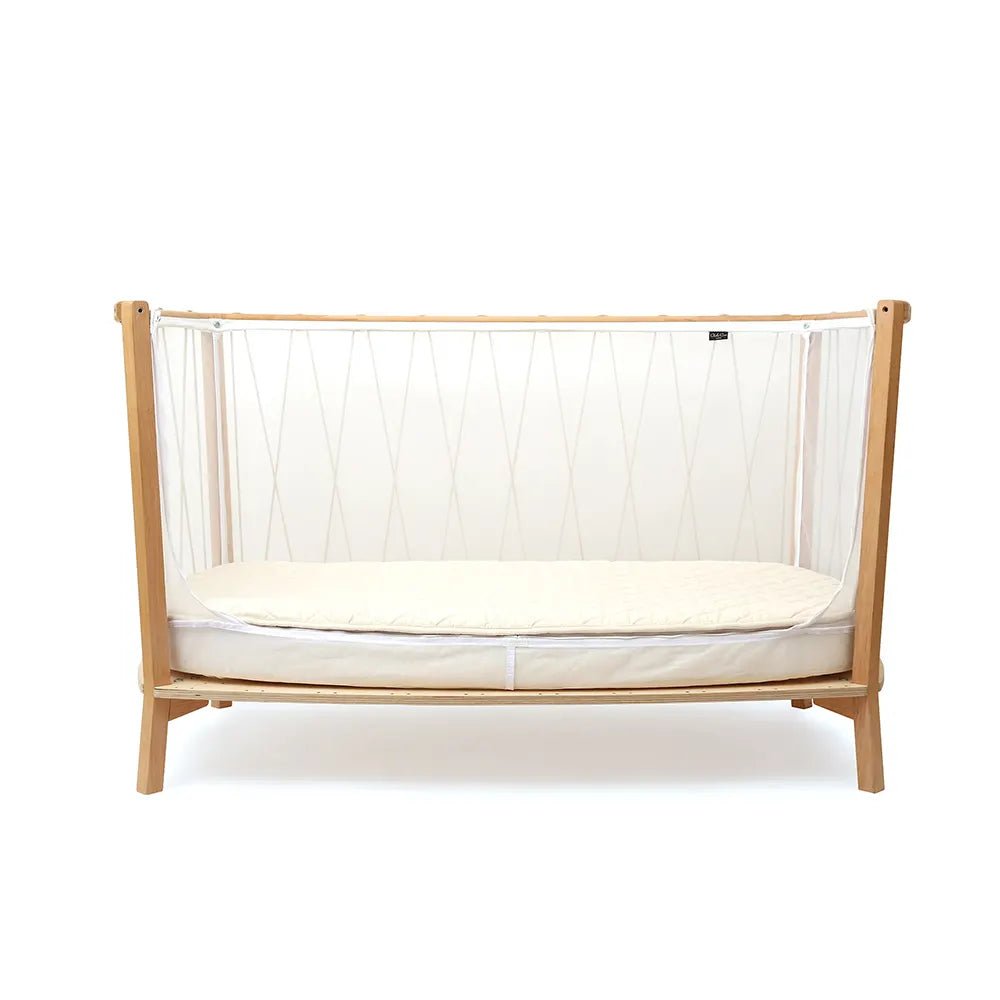 CHARLIE CRANE - Lit KIMI 120 Avec Matelas Coco Naturel + Surmatelas + Lacets Lichen