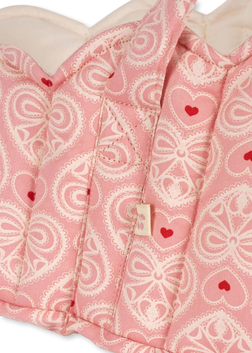 KONGES SLØJD - Couffin Pour Poupée - Rose Dentelle