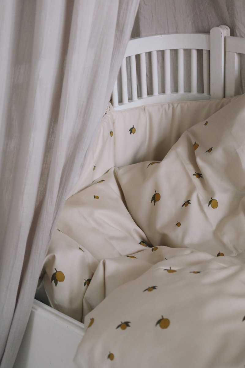 KONGES SLØJD - Parure de Lit Pour Lit Junior 100x140cm - Citron