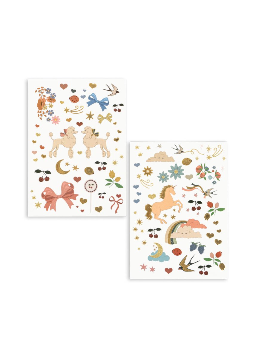 KONGES SLØJD - Pack De Mélange Tatouages - Arc - en - ciel
