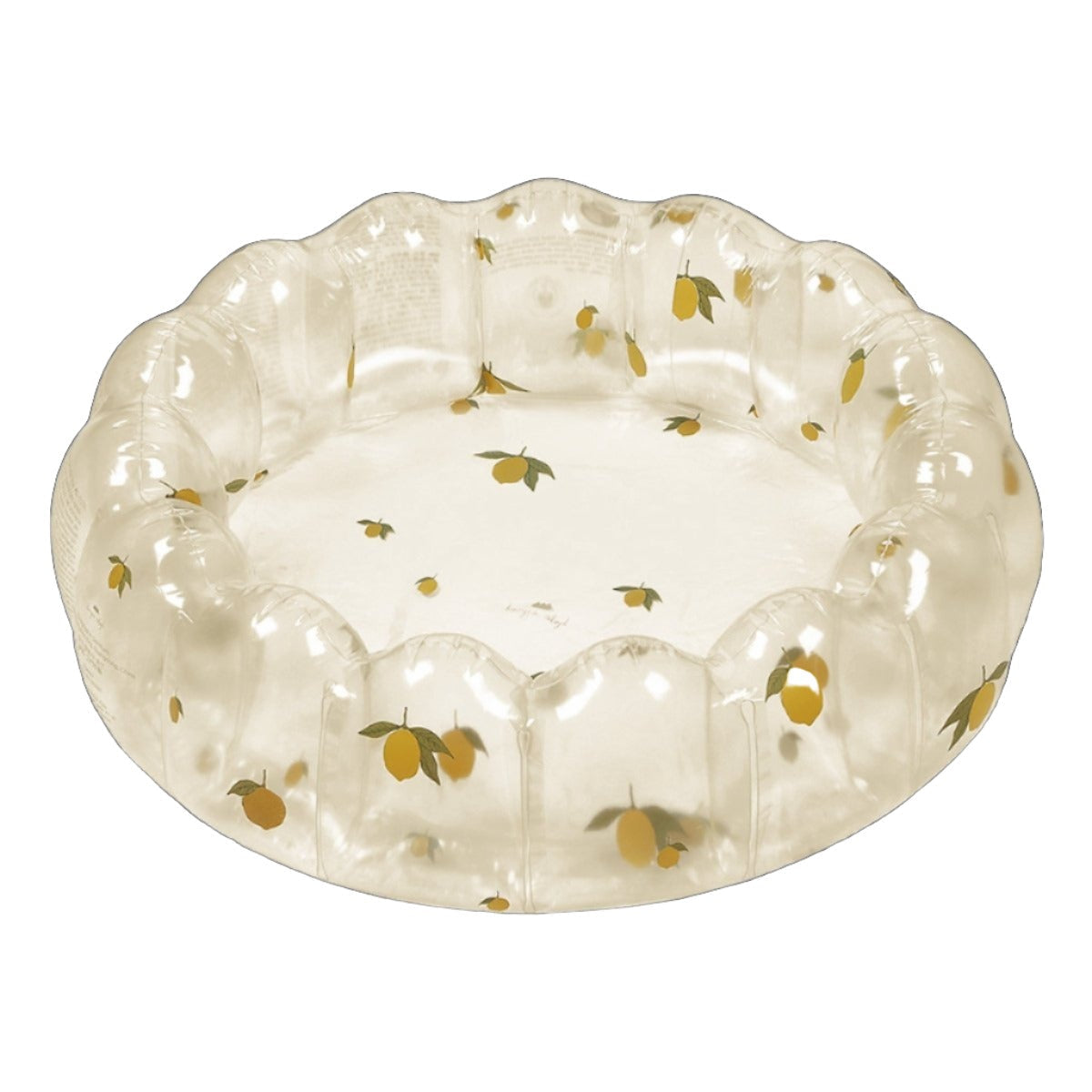 KONGES SLØJD - Petite Piscine Coquille Transparente - Citron