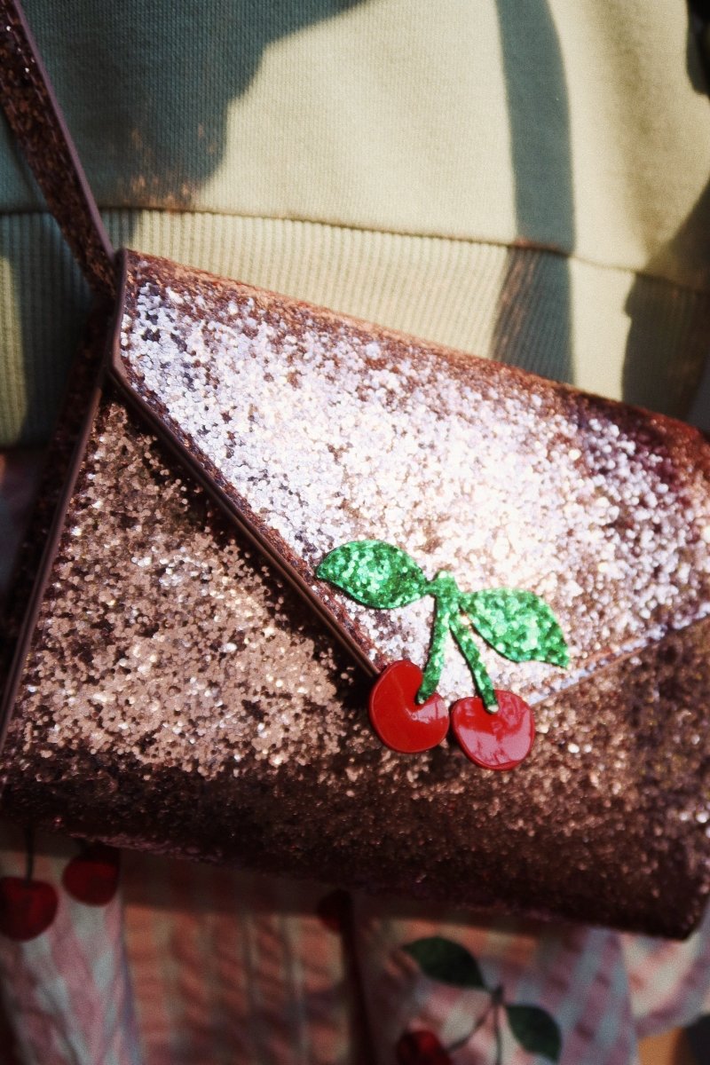 KONGES SLØJD - Sac Lettre D'amour - Paillettes Rose