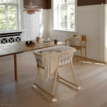 Berceau KUMI / Cocon Mesh / Lacets Lichen / Matelas coco naturel CHARLIE CRANE