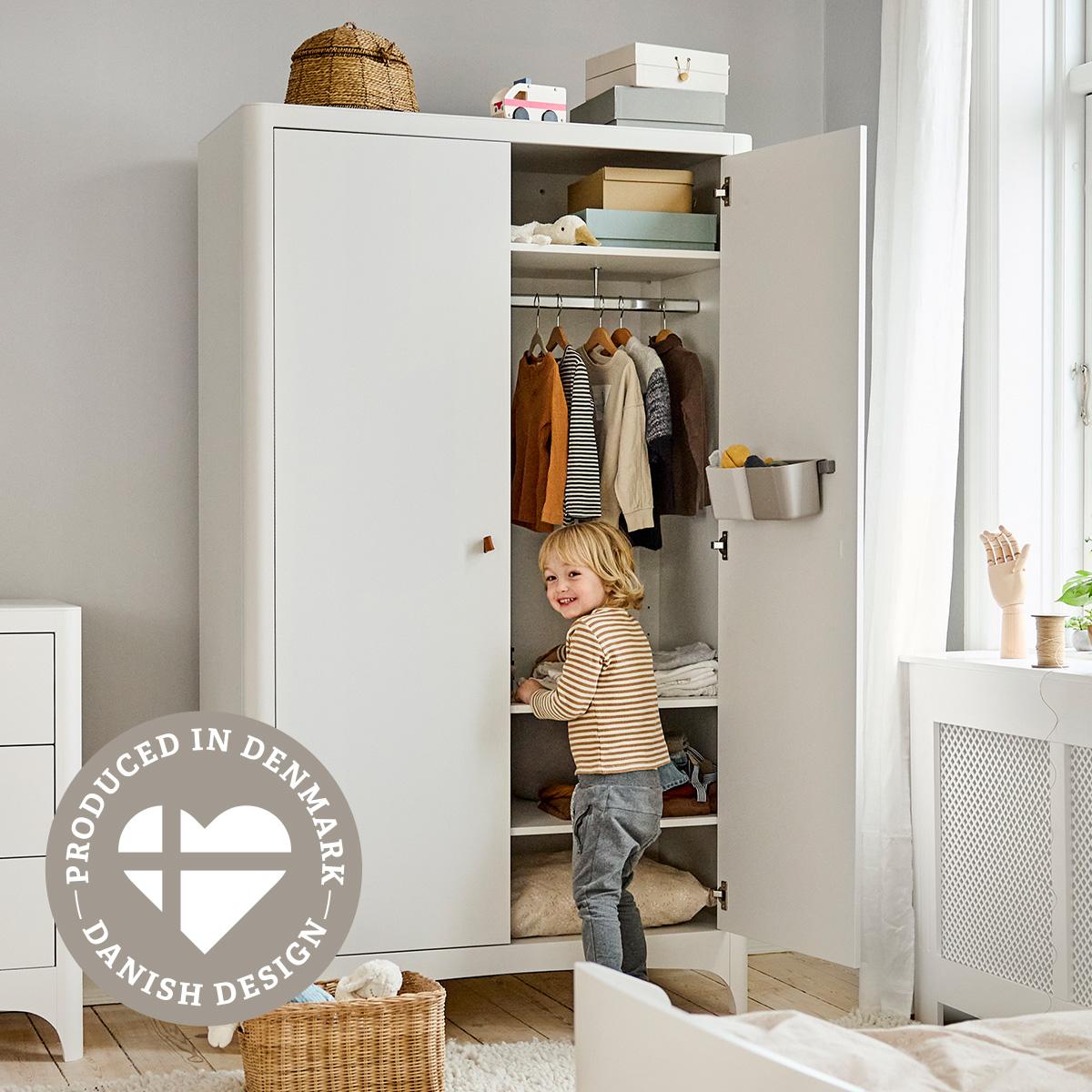 LEANDER - Armoire Classic, Blanc