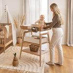 LEANDER - Table À Langer Linea Avec Matelas, Chêne