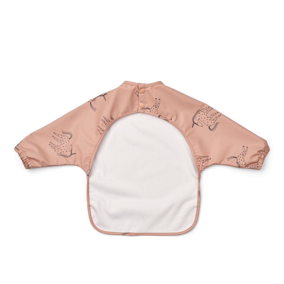 LIEWOOD - Bavoir Cape Imprimé Merle - Licorne / Tuscany Rose