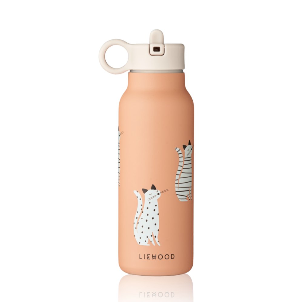 LIEWOOD - Gourde Falk 350 Ml - Chat / Tuscany Rose