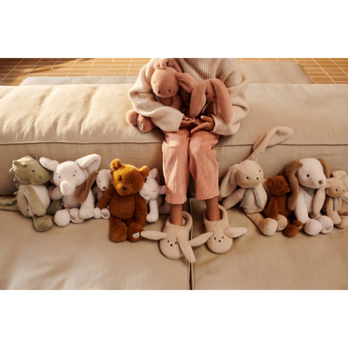 LIEWOOD - Peluche Ours Berto - Caramel Doré