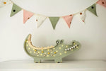 LITTLE LIGHTS-Veilleuse Little Lights - Crocodile | Kaki Pastel