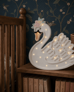 LITTLE LIGHTS-Veilleuse Little Lights - Cygne | Blanc Fleur du Lac