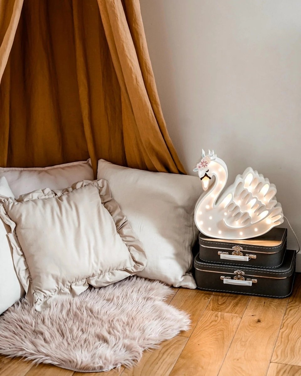 LITTLE LIGHTS-Veilleuse Little Lights - Cygne | Blanc Fleur du Lac
