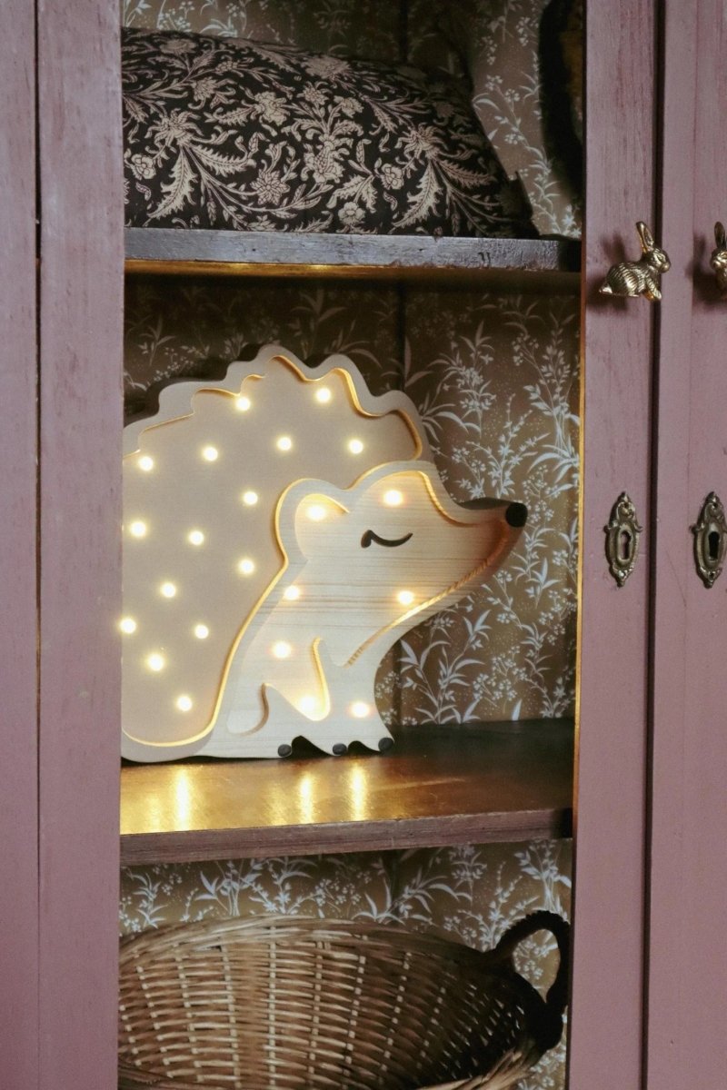 LITTLE LIGHTS-Veilleuse Little Lights - Hérisson | Brun Automne