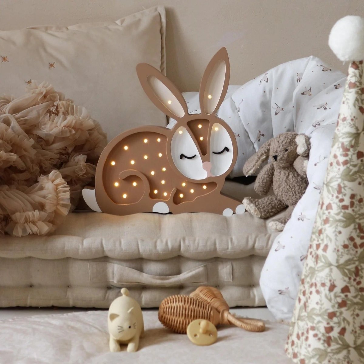 LITTLE LIGHTS-Veilleuse Little Lights - Lapin | Chocolat