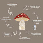 LITTLE LIGHTS-Veilleuse Little Lights - Maison Champignon | Rouge Féerique
