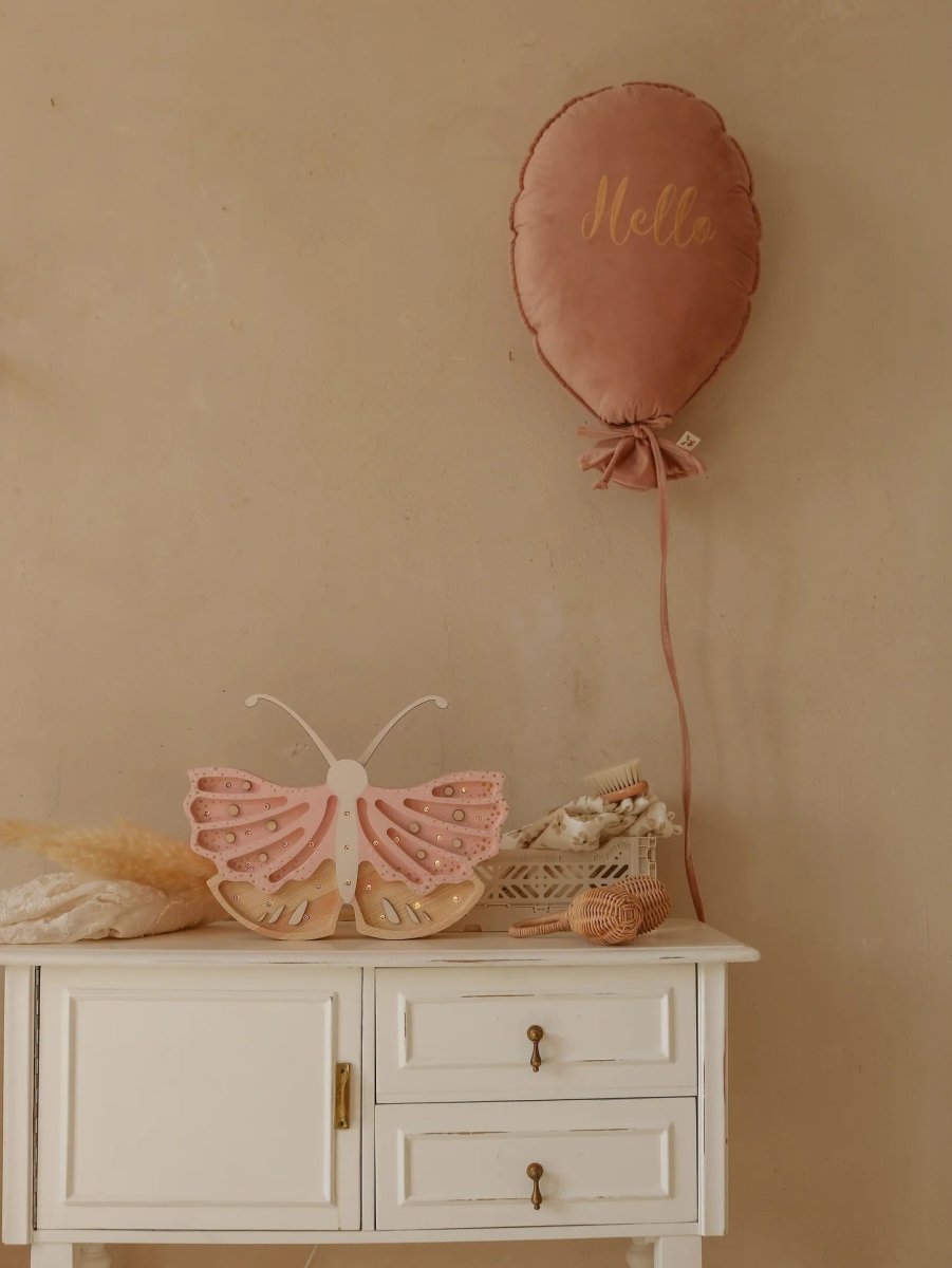LITTLE LIGHTS-Veilleuse Little Lights - Papillon | Crème Fraise