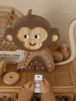 LITTLE LIGHTS-Veilleuse Little Lights - Singe | Brun Jungle