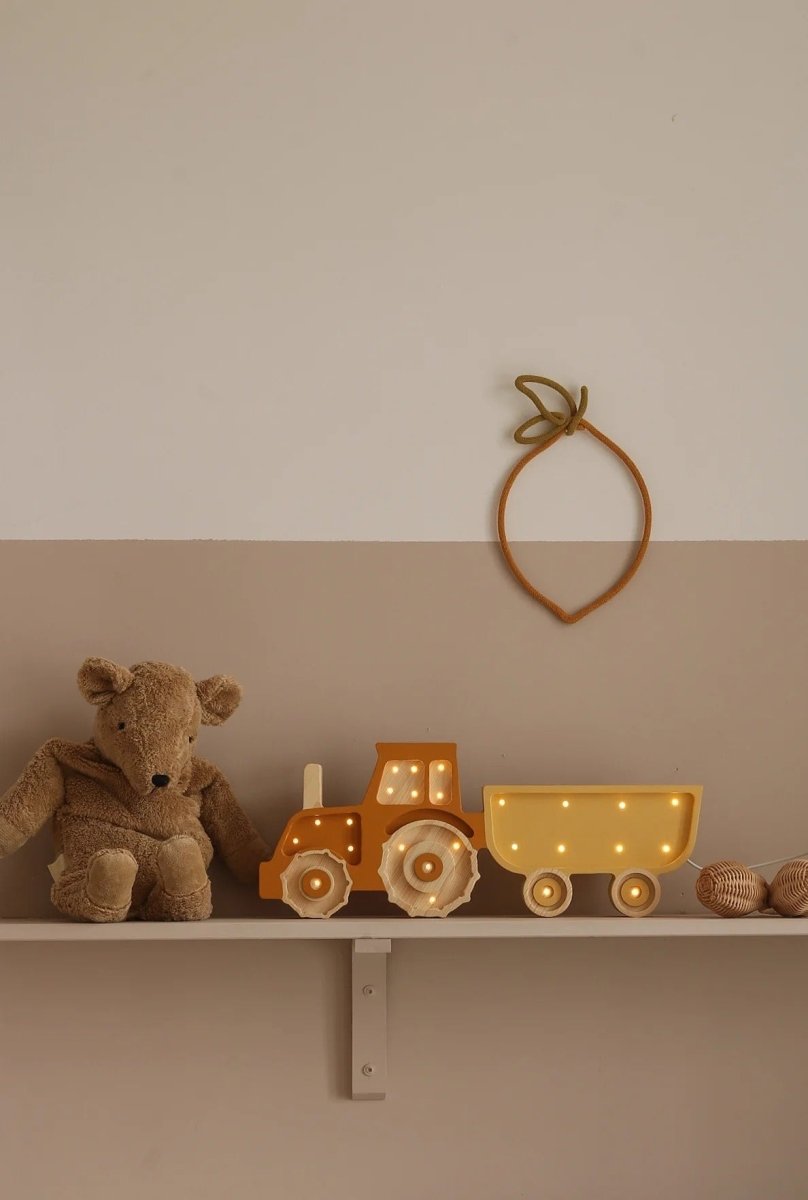 LITTLE LIGHTS-Veilleuse Little Lights - Tracteur | Moutarde