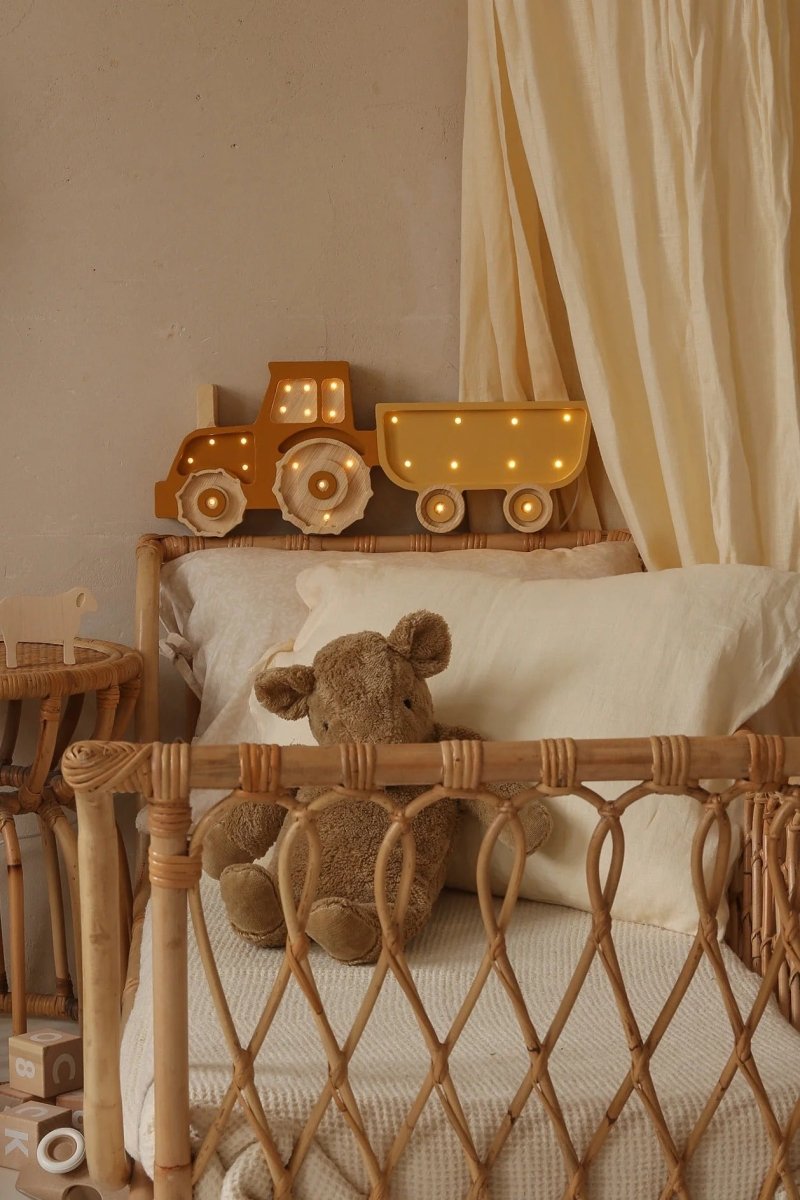 LITTLE LIGHTS-Veilleuse Little Lights - Tracteur | Moutarde
