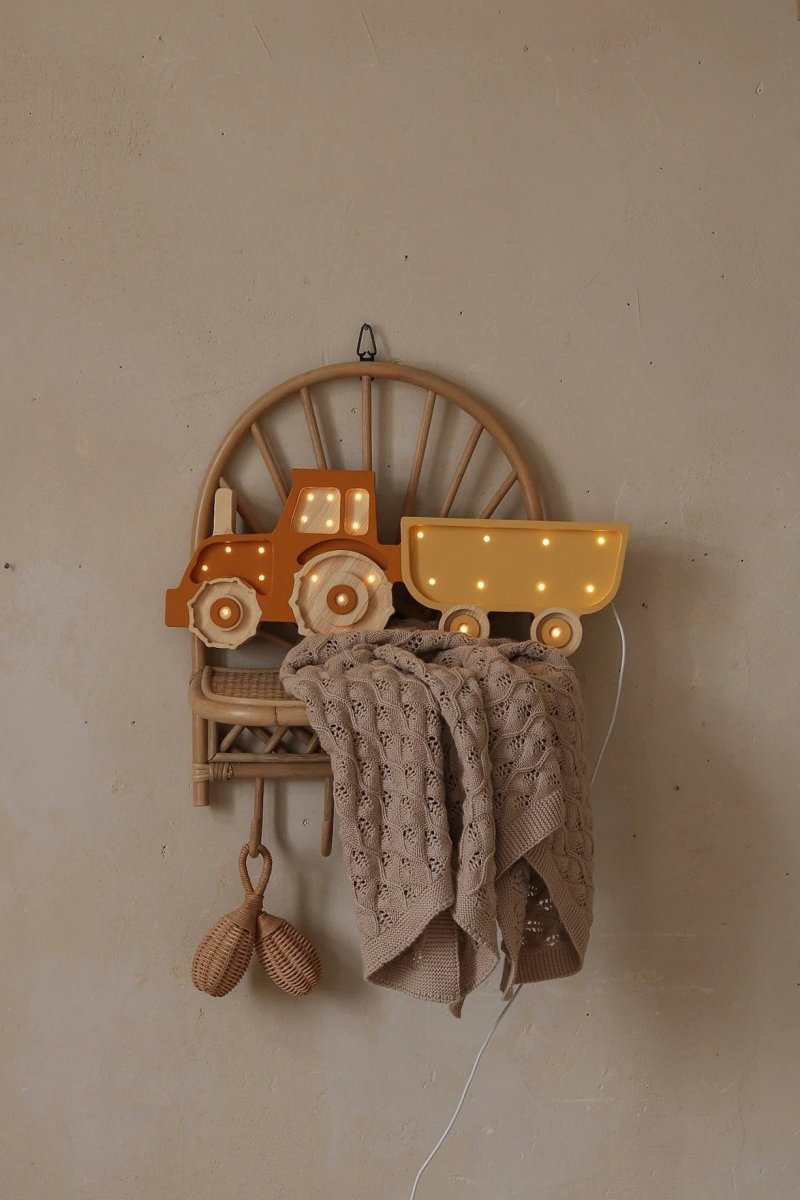 LITTLE LIGHTS-Veilleuse Little Lights - Tracteur | Moutarde