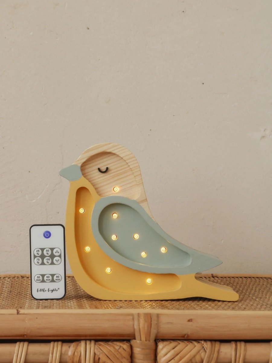 LITTLE LIGHTS-Veilleuse Mini Little Lights - Oiseau | Kaki Moutarde