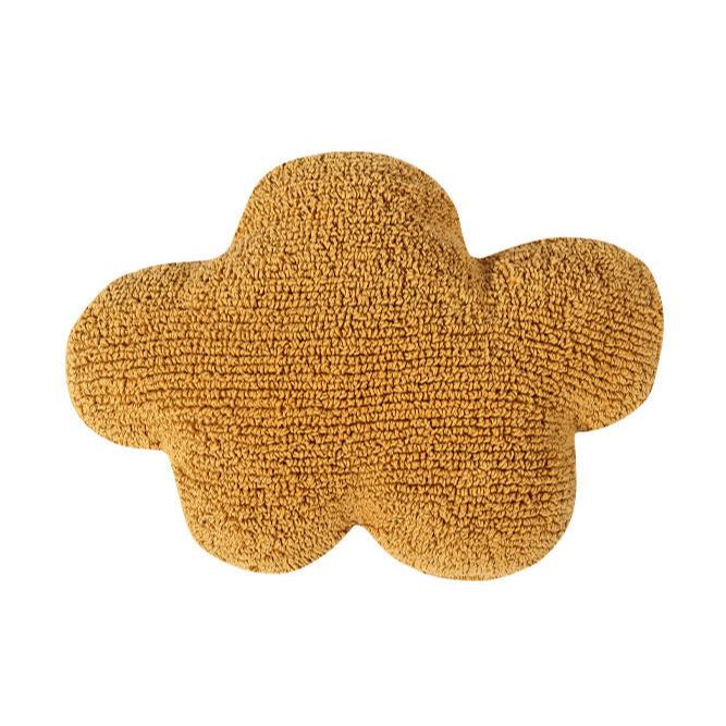 LORENA CANALS - Coussin Nuage Lavable - Jaune Moutarde