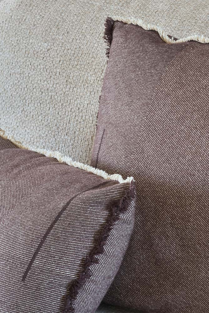 LORENA CANALS - Coussin Rectangulaire Vertical Coffebean