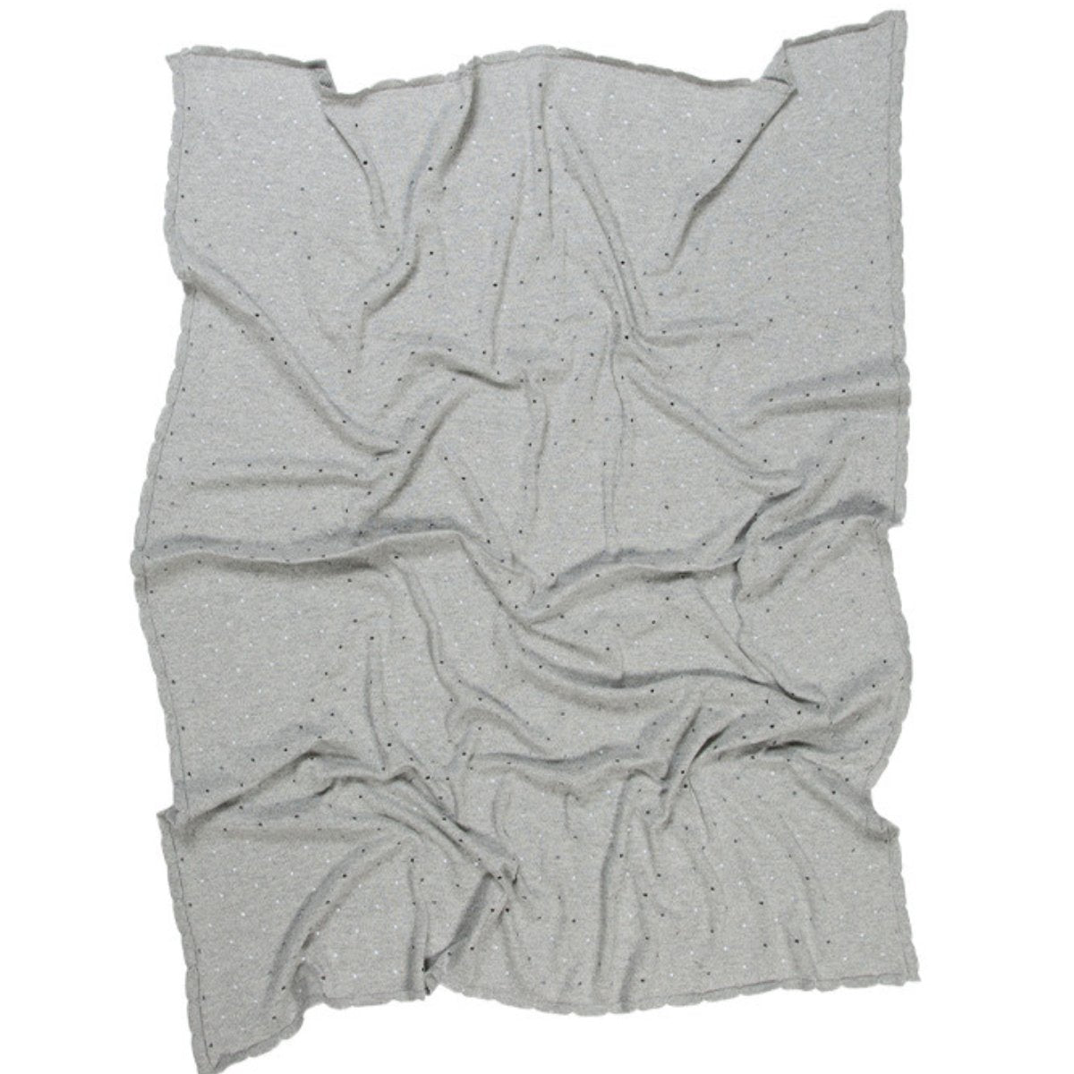 LORENA CANALS - Couverture Bébé Tricotée Biscuit Gris