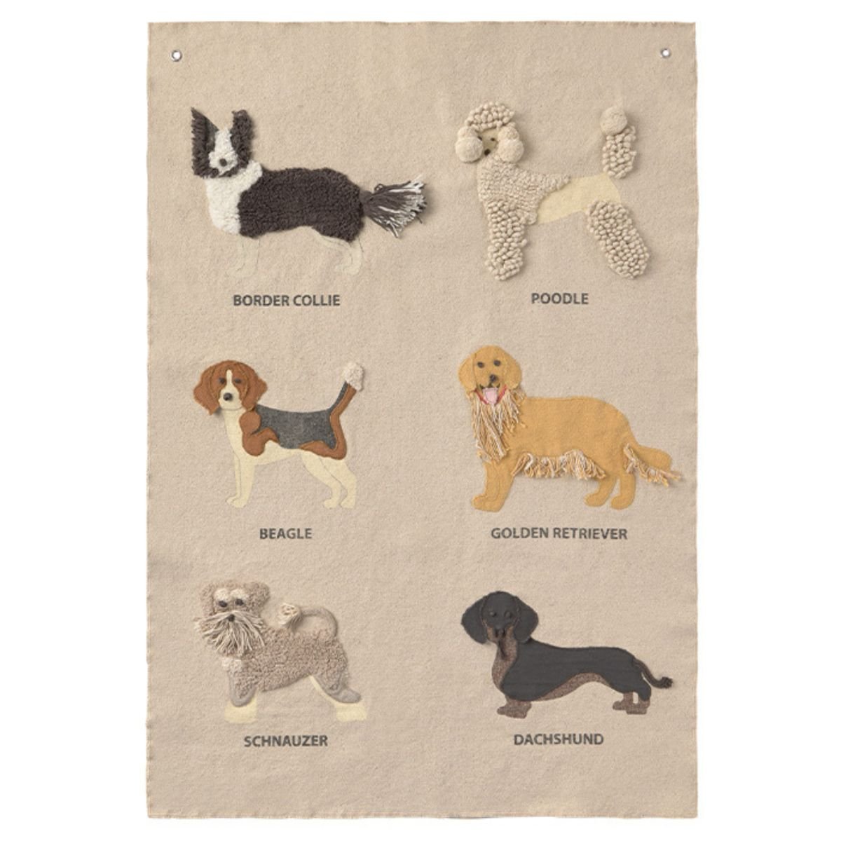 LORENA CANALS - Decoration Murale - Chiens 70 X 100 Cm