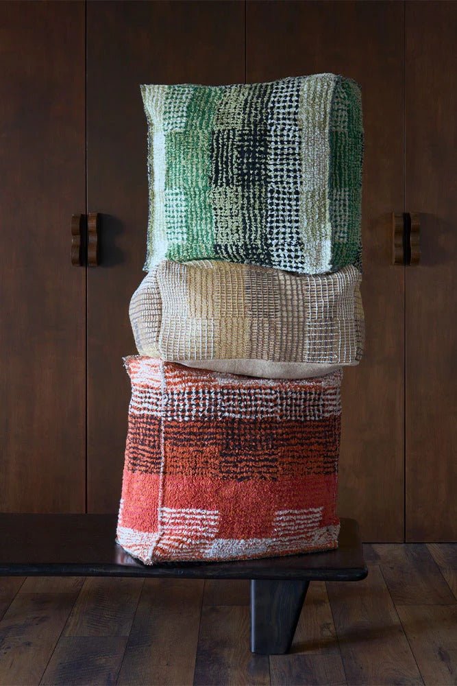 LORENA CANALS - Pouf City Réversible Ochre
