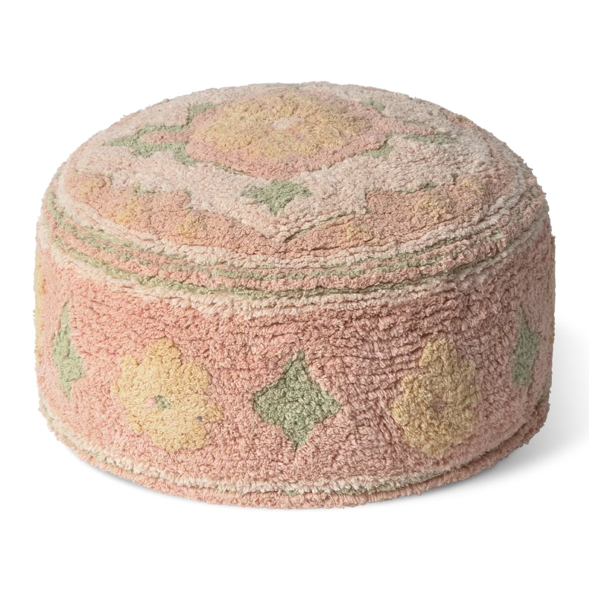 LORENA CANALS-Pouf Rose Persan Ø 45 x 20 Cm