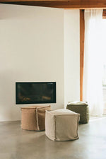 LORENA CANALS - Pouf Tissé Main Beige