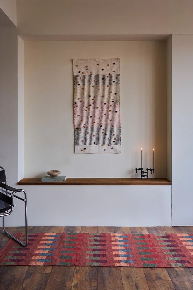 LORENA CANALS - Tapis De Couloir Handloom Intersecting Sienna 80 X 230 Cm