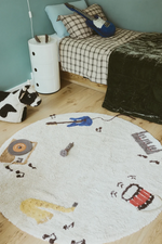 LORENA CANALS-Tapis De Jeu Lavable Music Ø 140 Cm