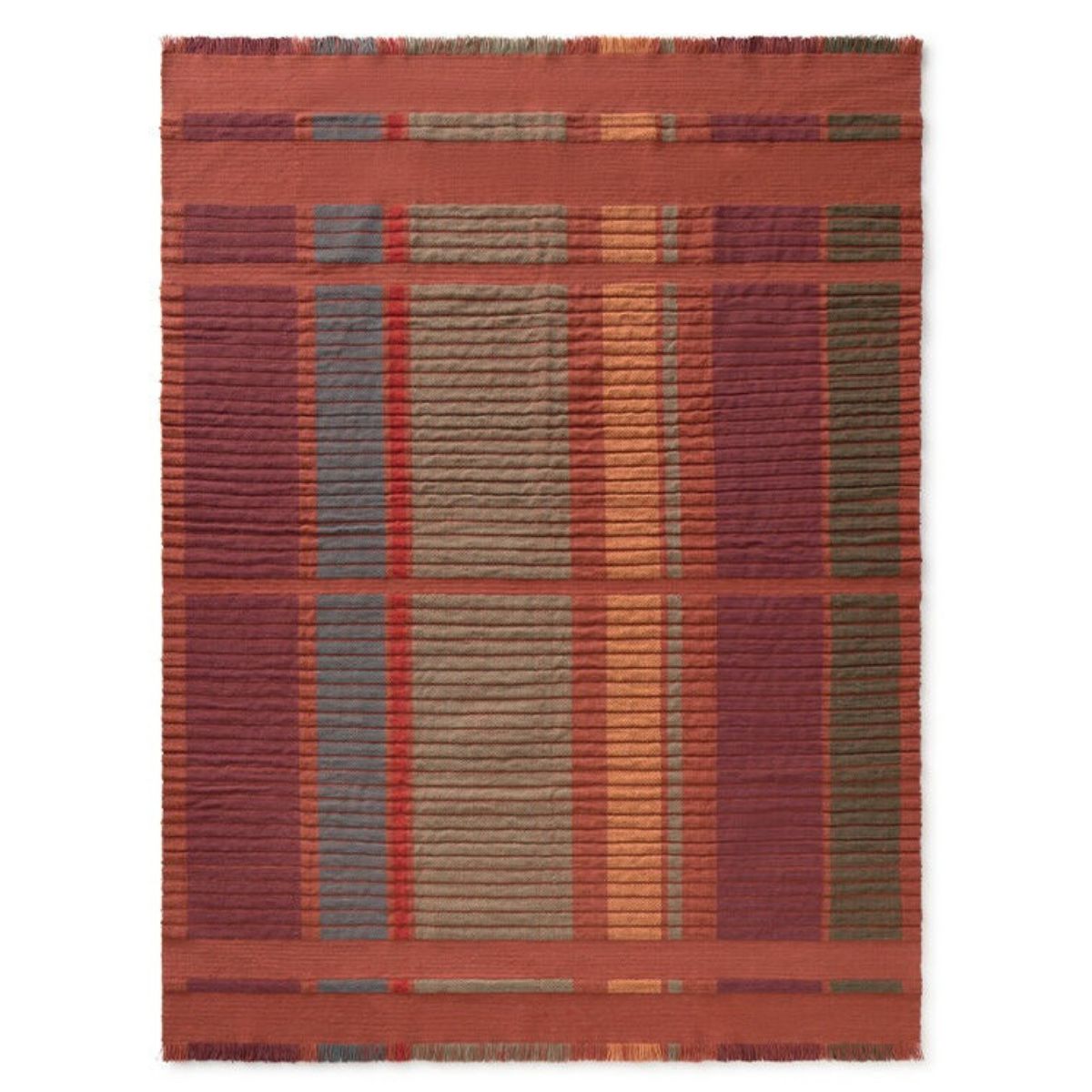 LORENA CANALS - Tapis Handloom Columns Sienna 170 X 240 Cm