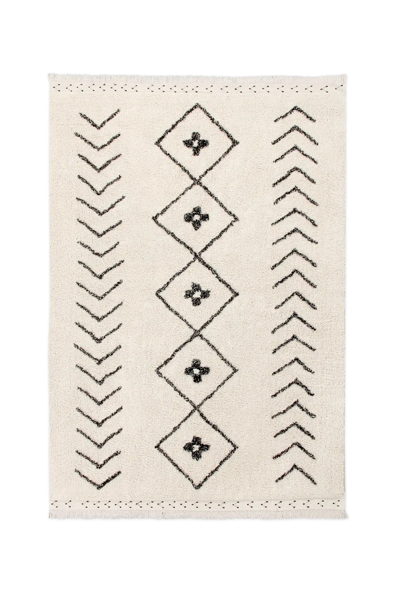 LORENA CANALS-Tapis Lavable Bereber Losanges 140 x 210 Cm