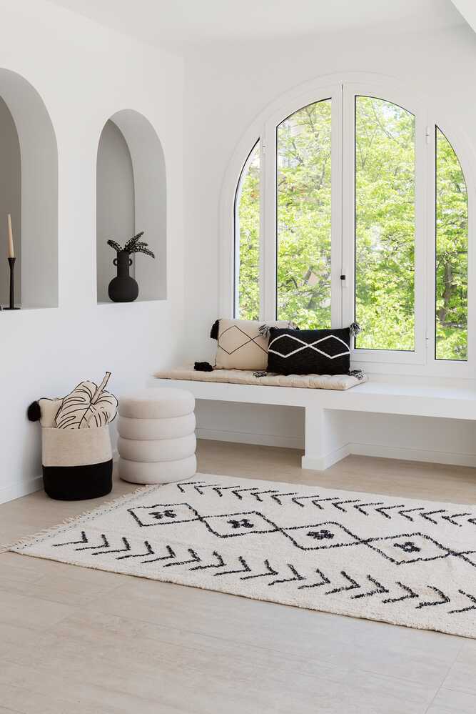 LORENA CANALS-Tapis Lavable Bereber Losanges 140 x 210 Cm