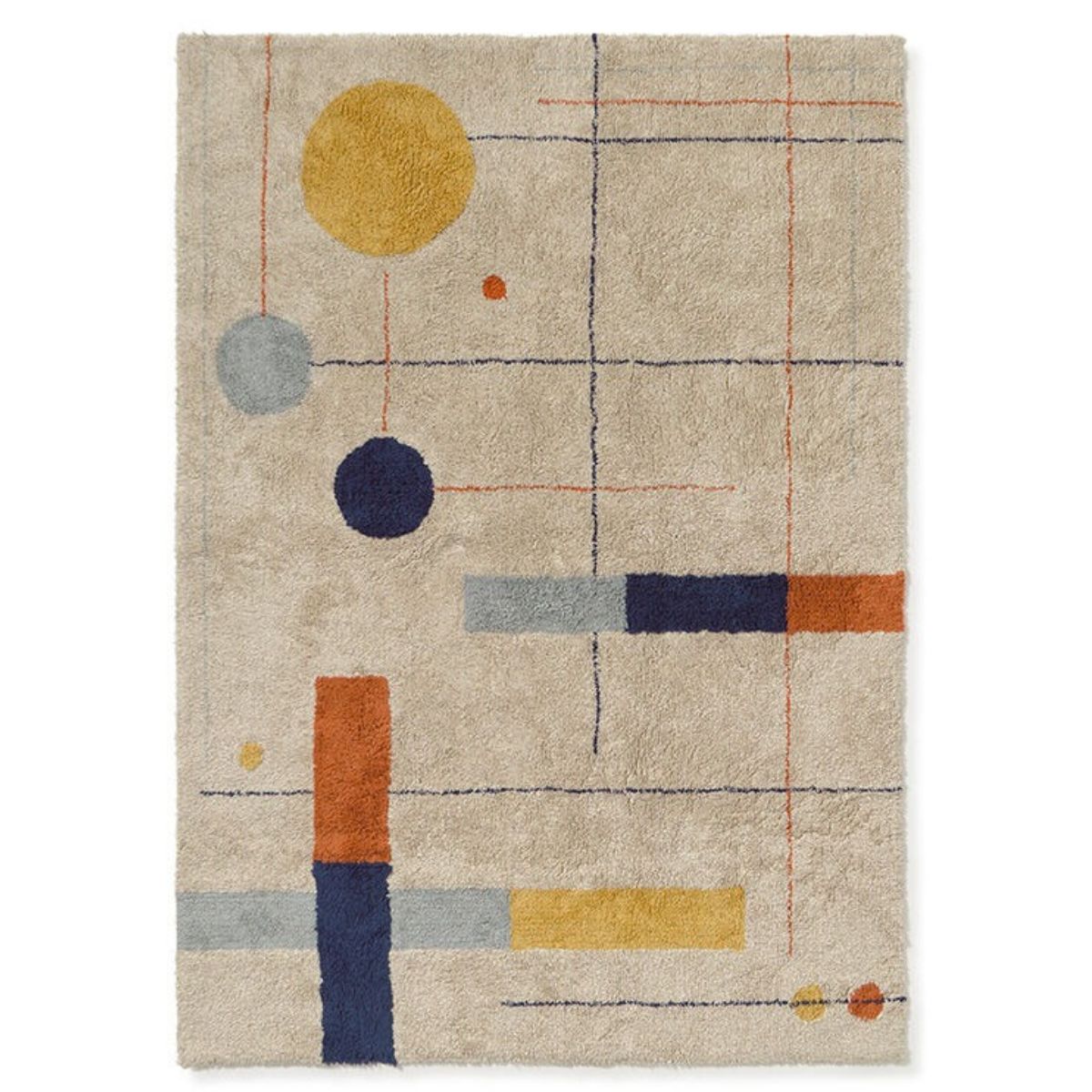 LORENA CANALS - Tapis Lavable Geometrical Shapes 140 X 200 Cm