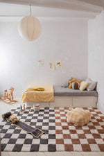 LORENA CANALS - Tapis Lavable "Kitchen Tiles" Gris Foncé 200 x 300 cm