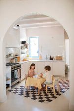 LORENA CANALS - Tapis Lavable "Kitchen Tiles" Gris Foncé 200 x 300 cm