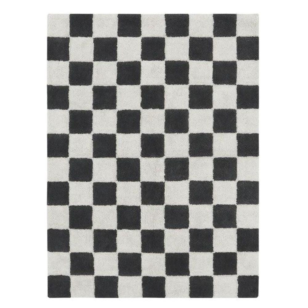 LORENA CANALS - Tapis Lavable "Kitchen Tiles" Gris Foncé 200 x 300 cm