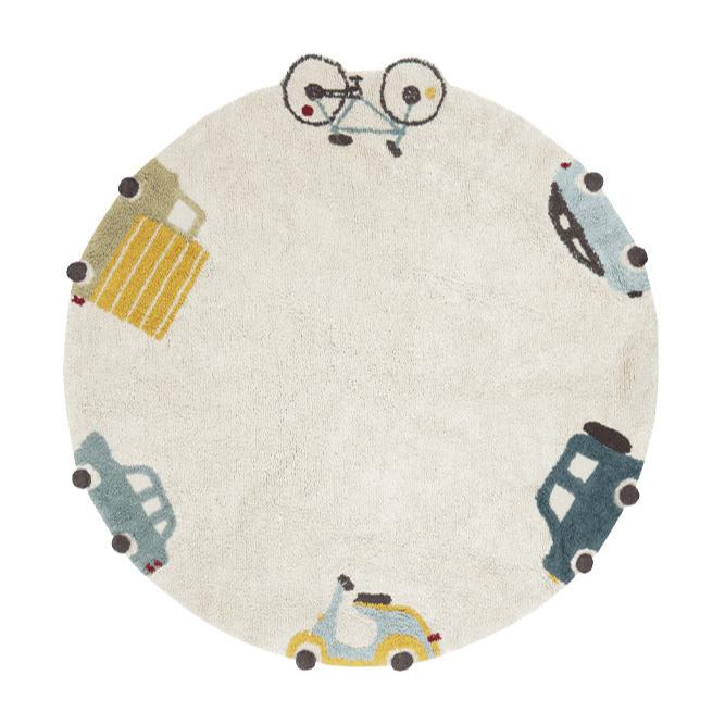 LORENA CANALS - Tapis Lavable Roues Ø 140 Cm